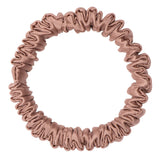 Bronzenes dünnes Seiden-Scrunchie