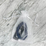 Black Silk Scrunchie - Skinny