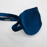 Navy Blue Silk Sleep Mask