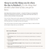 The Sleep Ritual - Ten Nights to Better Sleep PDF