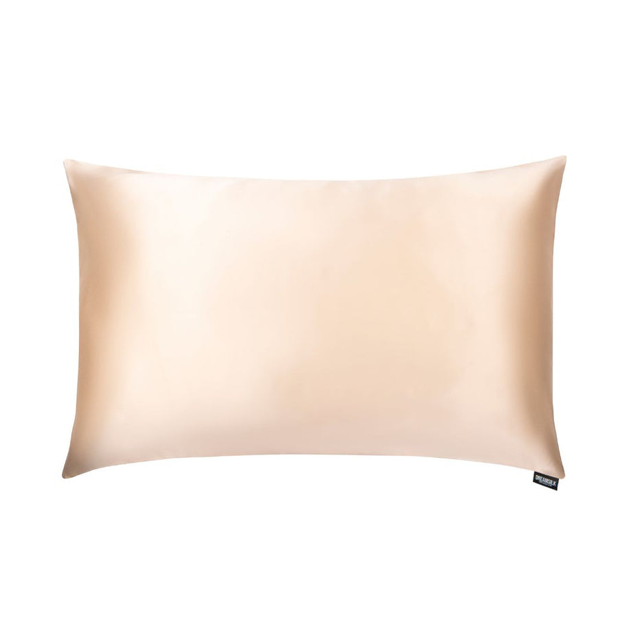 Beige Silk Pillowcase - Standard