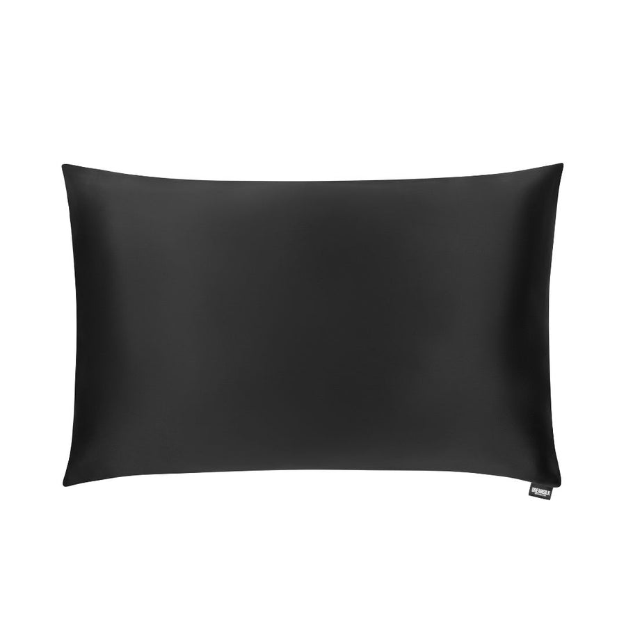 Black Silk Pillowcase - Standard