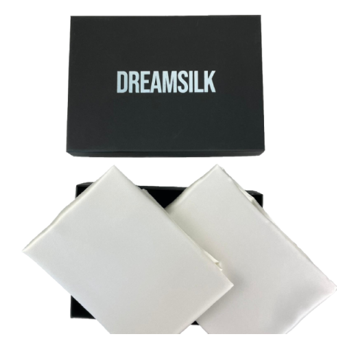 White Silk Pillowcase - Twin Pack - Standard & Queen