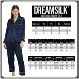 Black Silk Pyjamas - Dreamsilk