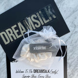 White Silk Scrunchie - Regular