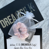 Pink Silk Scrunchie - Regular