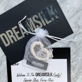 Champagne Silk Scrunchie - Skinny