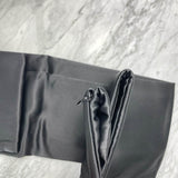 Black Silk Pillowcase - Standard