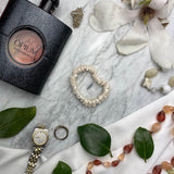 Champagne Silk Scrunchie - Skinny