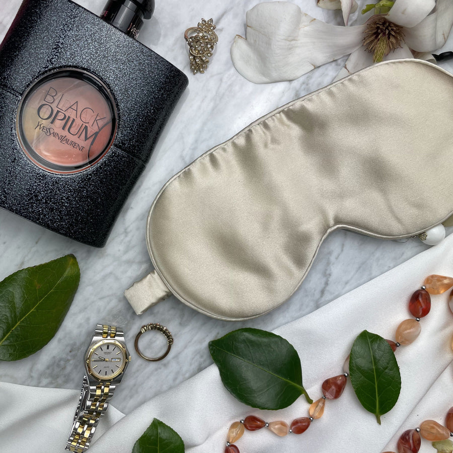 CHAMPAGNE SLEEP MASK X 1 & GIFT BOX