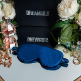 Navy Blue Silk Sleep Mask