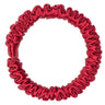 Chouchou skinny en soie rouge