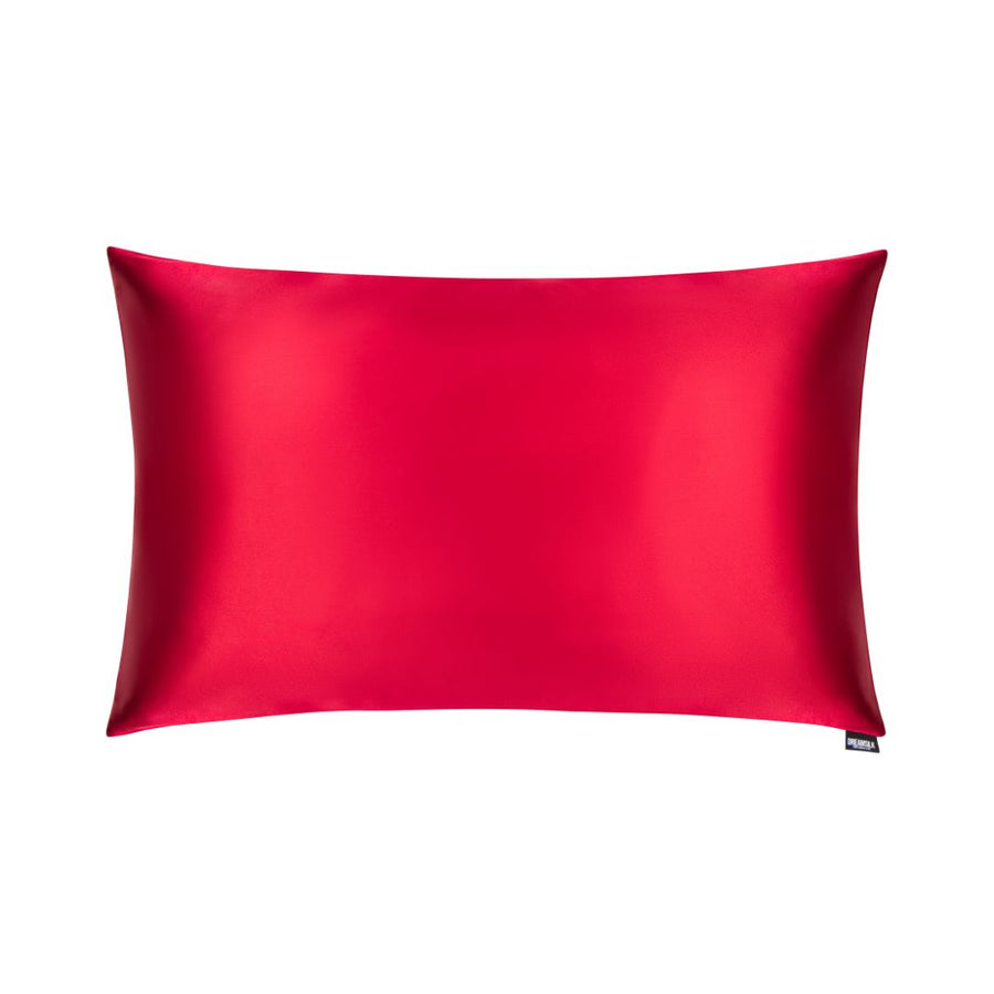 Red Wine Silk Pillowcase - Standard