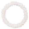 White Silk Scrunchie - Skinny