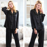 Black Silk Pyjamas - Dreamsilk